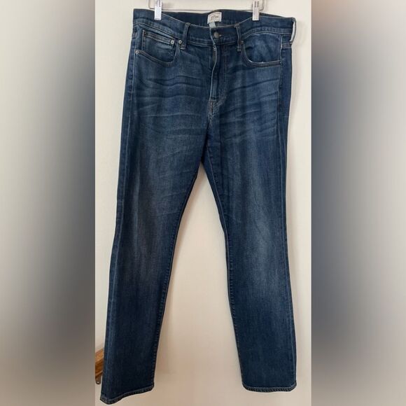 J. Crew 770 blue washed out slightly distressed jeans, great condition, W34 - Picture 1 of 9